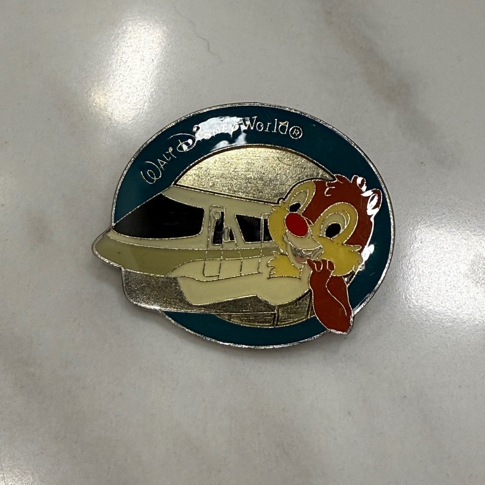 Disney Chip Dale Monorail Walt Disney World Enamel Pin Collectible